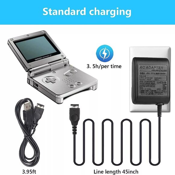 CHARGER BUNDLE FOR GAMEBOY ADVANCE SP, 1 PACK CHARGER AND 1 PACK CHARGING CABLE - Picture 7 of 12